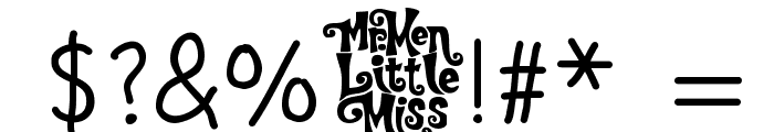 Little Miss Medium Font OTHER CHARS