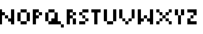 Little Pixel Regular Font LOWERCASE