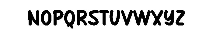 Little Star Font UPPERCASE