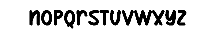 Little Star Font LOWERCASE