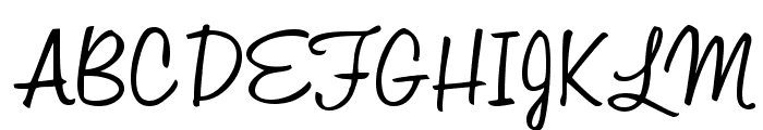 LittleBlackDress Font UPPERCASE