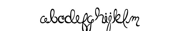 LittleBlissBold Font LOWERCASE