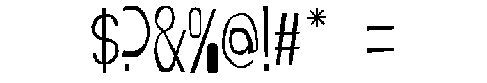 Living Free Font OTHER CHARS