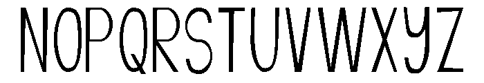 Living Free Font UPPERCASE