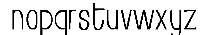 Living Free Font LOWERCASE