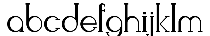 Livingston Demo Serif Font LOWERCASE