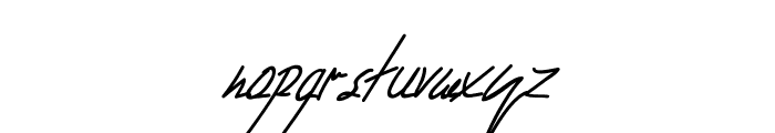 Livingston Demo Signature Font LOWERCASE