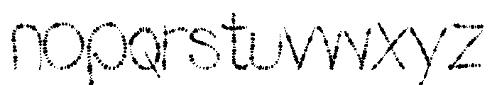 lilas Font LOWERCASE