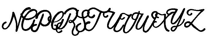 lilyofhollyDEMO-Regular Font UPPERCASE