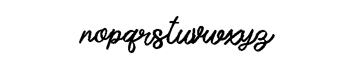 lilyofhollyDEMO-Regular Font LOWERCASE