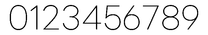 LINE Seed JP 100 Font OTHER CHARS