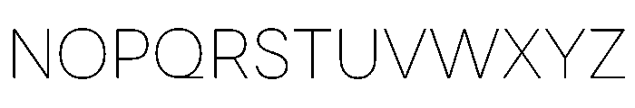 LINE Seed JP 100 Font UPPERCASE