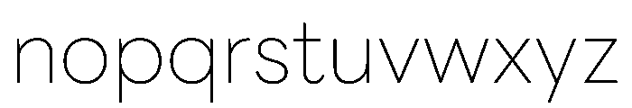 LINE Seed JP 100 Font LOWERCASE