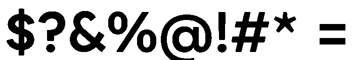LINE Seed JP 700 Font OTHER CHARS