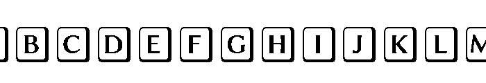 Libertinus Keyboard Regular Font UPPERCASE