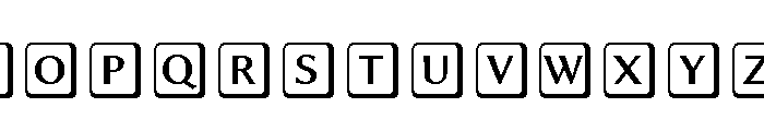 Libertinus Keyboard Regular Font UPPERCASE