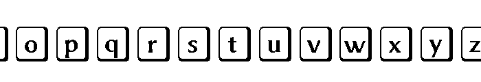 Libertinus Keyboard Regular Font LOWERCASE