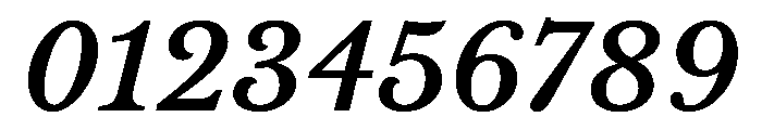 Libre Baskerville 600italic Font OTHER CHARS