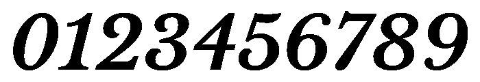 Libre Baskerville 700italic Font OTHER CHARS