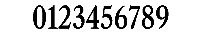 Libre Caslon Condensed 500 Font OTHER CHARS