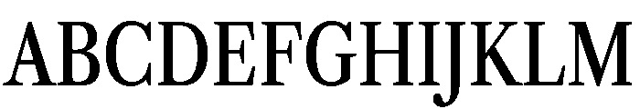 Libre Caslon Condensed 500 Font UPPERCASE