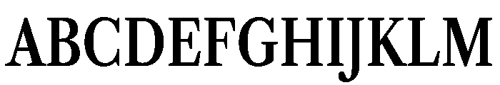 Libre Caslon Condensed 600 Font UPPERCASE