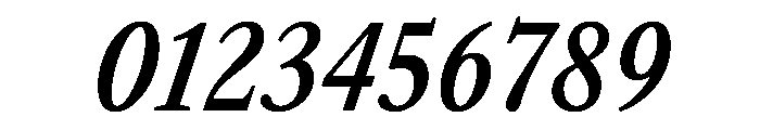 Libre Caslon Condensed 600italic Font OTHER CHARS