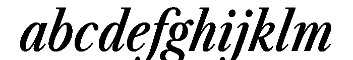 Libre Caslon Condensed 600italic FONT