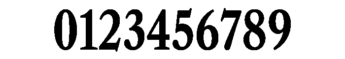 Libre Caslon Condensed 700 Font OTHER CHARS