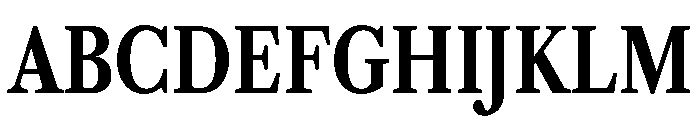 Libre Caslon Condensed 700 Font UPPERCASE