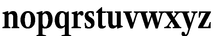 Libre Caslon Condensed 700 Font LOWERCASE