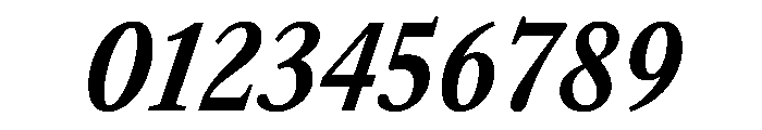 Libre Caslon Condensed 700italic Font OTHER CHARS