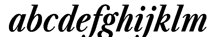 Libre Caslon Condensed 700italic FONT