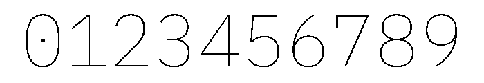 Lilex 100 Font OTHER CHARS