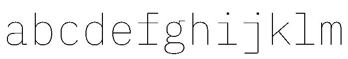Lilex 100 FONT