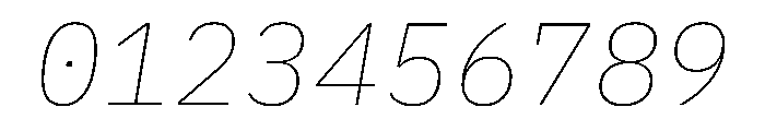 Lilex 100italic Font OTHER CHARS