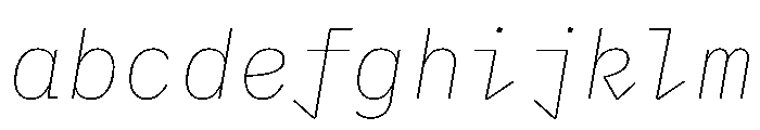 Lilex 100italic FONT