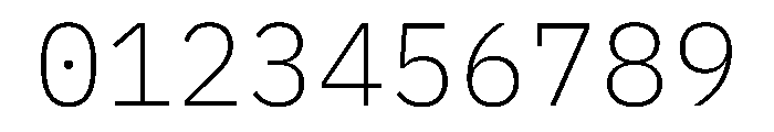 Lilex 200 Font OTHER CHARS