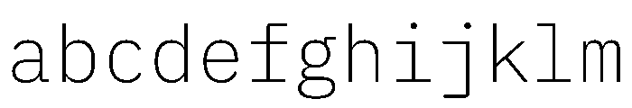 Lilex 200 FONT
