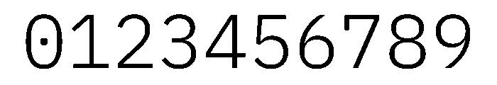 Lilex 300 Font OTHER CHARS