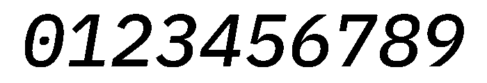 Lilex 500italic Font OTHER CHARS
