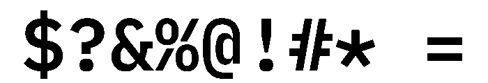 Lilex 600 Font OTHER CHARS