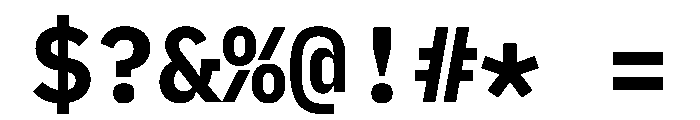 Lilex 700 Font OTHER CHARS