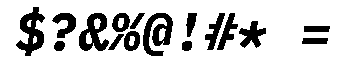 Lilex 700italic Font OTHER CHARS