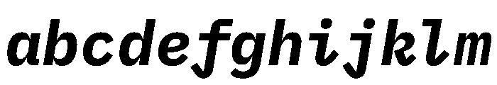 Lilex 700italic FONT