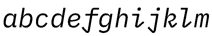 Lilex Italic FONT