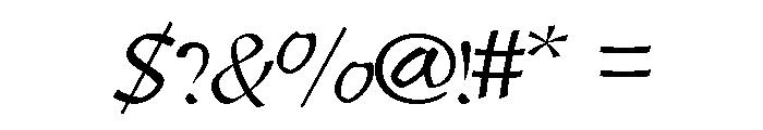 Libian TC Regular Font OTHER CHARS