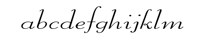 Liberate Extended Normal Font LOWERCASE