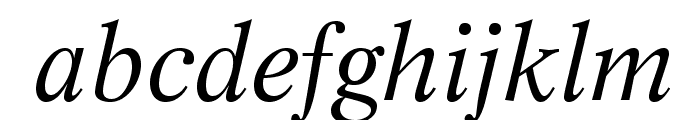LifeLTStd-Italic Font LOWERCASE
