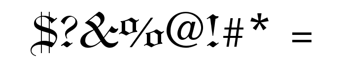 LinotextStd Font OTHER CHARS